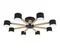 CL-DOT-R001-GX53*8 BLACK+WOOD BK (1) Люстра NW