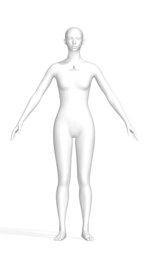 3D аватар манекена Моника