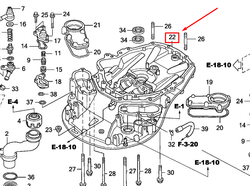 23170-ZY3-030ZA CASE, MOUNT *NH8* (DARK GRAY)