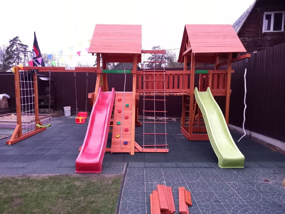 Деревянный игровой комплекс Савушка Lux - 9