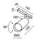 Трековый светильник Maytoni Technical Focus LED TR032-2-20W2.7K-M-B