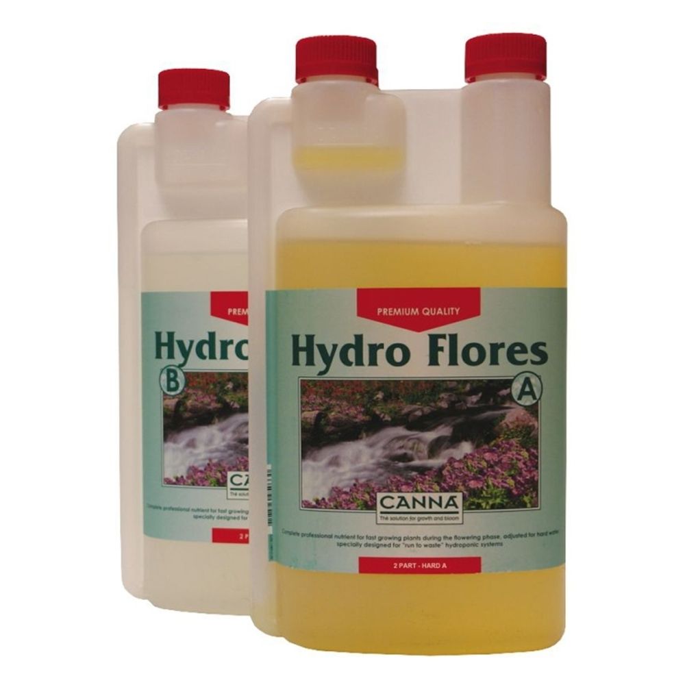 CANNA Hydro Flores A+B 1 л (hard water) Удобрения минеральные для жесткой воды