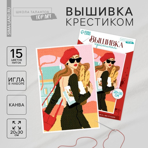 Вышивка крестиком «Урбан», набор для творчества, 30*20см, Школа талантов