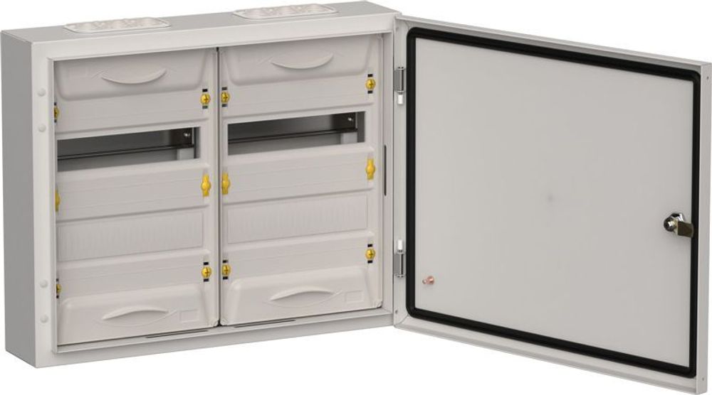 Корпус ЩРн-48 (2х24) TITAN 5 460х570х140 IP54 метал. сер. IEK TI5-50-N-2X024-54-7035