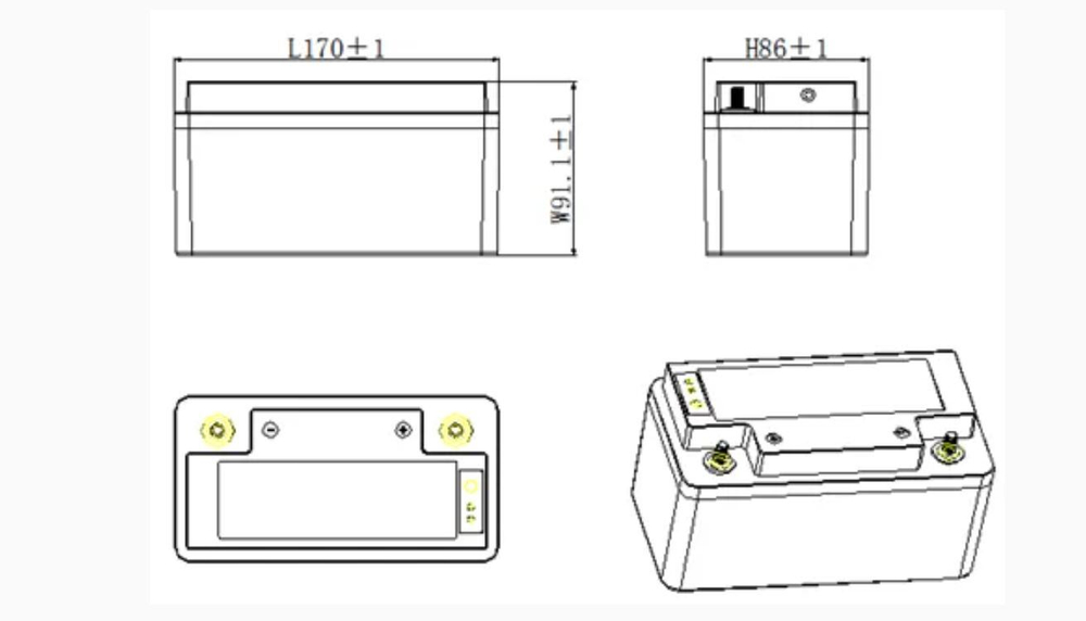 Аккумулятор ET LFH12-5B