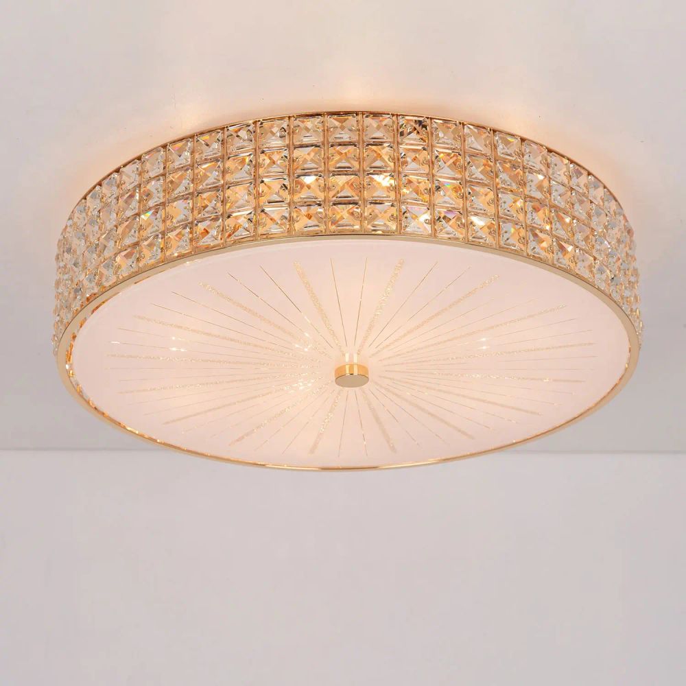 Citilux Портал CL324182 Люстра хрустальная Золото