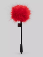 Перьевая кисточка Faux Feather Tickler - 24 см. (Цвет: красный с черным)