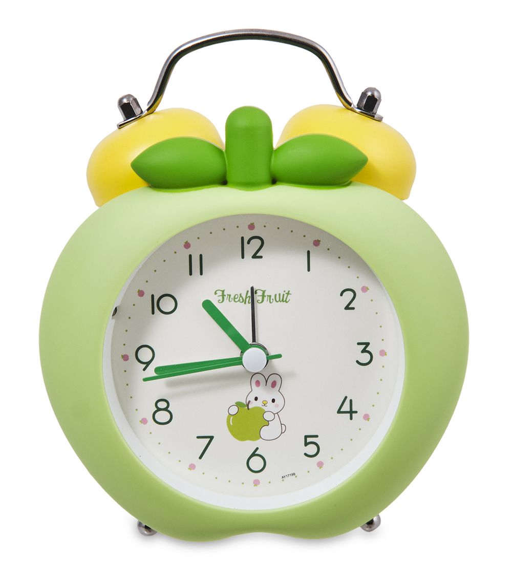 GAEM Art CL-67/1 Будильник «Яблоко» салатовый