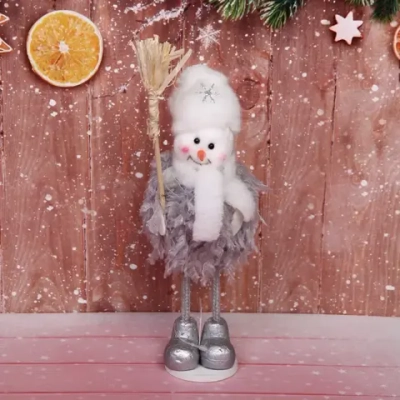 Фигурка новогодняя «Новогоднее волшебство» 20 см, серебро