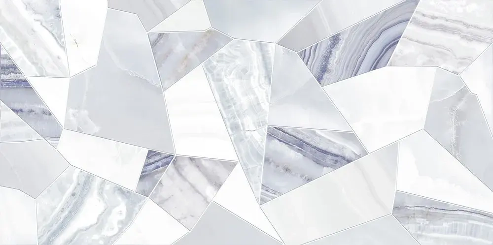 Настенная плитка ALMA Ceramica TWU09BGM017 Bergamo 50x24.9 серая глянцевая под камень