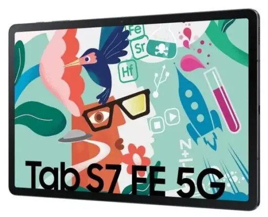 12.4" Планшет Samsung Galaxy Tab S7 FE 5G SM-T736B, 4/64 ГБ, Wi-Fi + Cellular, черный