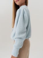 Кардиган для девочки AT1058 голубой