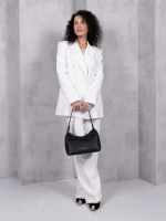 Сумка через плечо багет натуральная кожа