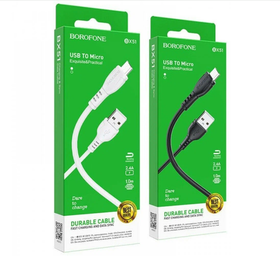 Кабель Micro USB BOROFONE BX51 2,4А, 1м (в ассорт.)