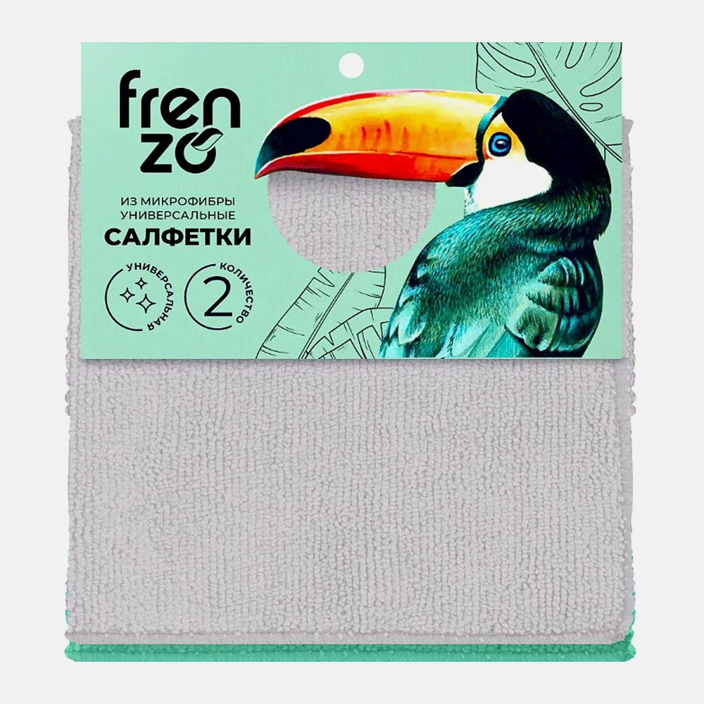 Салфетки Toucan из микрофибры 30*30см 2шт