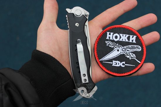 Складной нож НОКС Офицерский 2М (Д2) c клинком из стали D2, рукоять G10