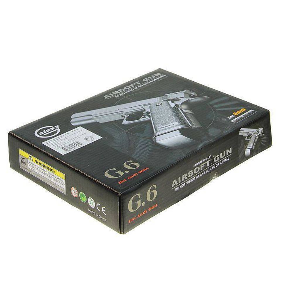 Пистолет пружинный Galaxy Colt 11PD G.6 1808953