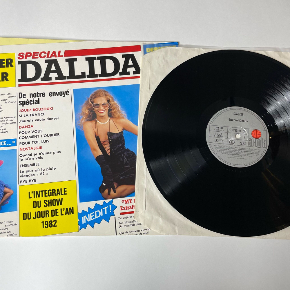 Винтажная виниловая пластинка LP Special Dalida Далида (Germany 1982) Si La France