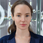 Серьги Fiore Luna BLACK EPOXY ACE31651-02 S