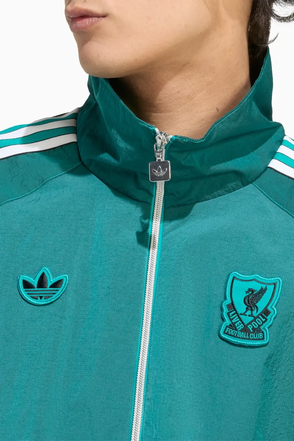 Куртка adidas Liverpool FC 25/26 Terrace Icons Half-Zip - зеленый