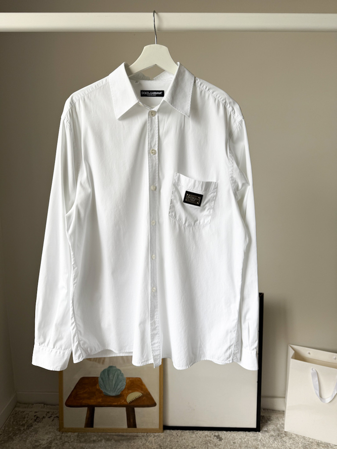 Хлопковая рубашка Dolce & Gabbana, XL