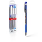 Ручка шариковая Berlingo "Horizon" синяя, 0,7мм, игольчатый стержень, 3шт., PET бокс