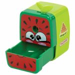 Точилка механическая ПИФАГОР "Арбуз", корпус зелёный/красный, 270427