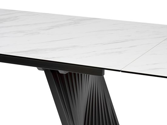 Стол IVAR 200 MARBLES KL-99 Белый мрамор, итальянская керамика