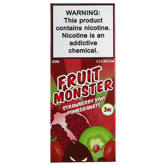Жидкость Fruit Monster (100 мл, 3 мг) Strawberry Kiwi Pomegranate
