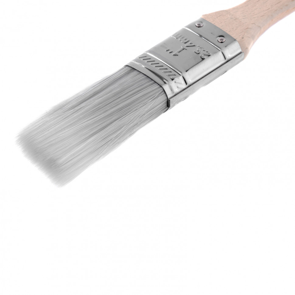 Кисть плоская Platinum 1", искусственная щетина, деревянная ручка MTX