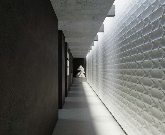 3D панели из гипса