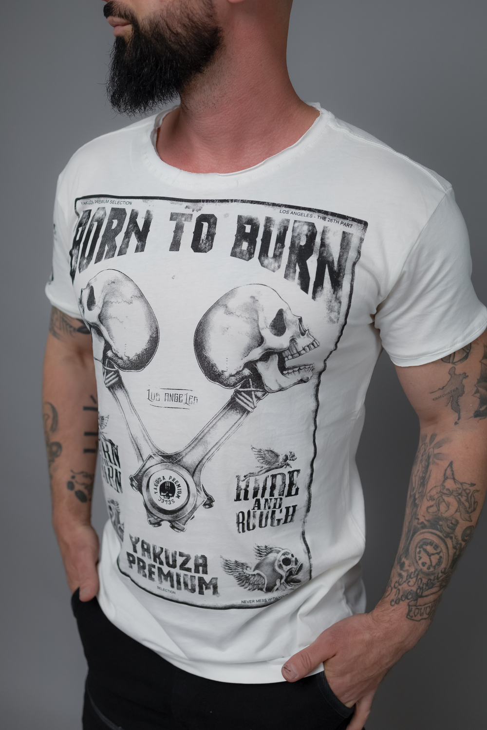 Футболка off white Yakuza Premium 3819