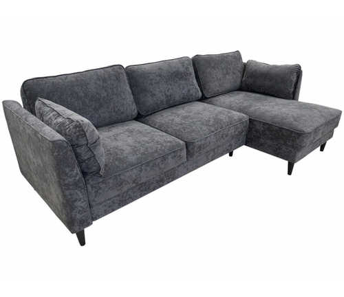 Шерлок с оттоманкой Диван угловой Наполнитель: ППУ+ELAX+HR Угол : 7 кат.500 ткань VIVA 1 Дуб светлый