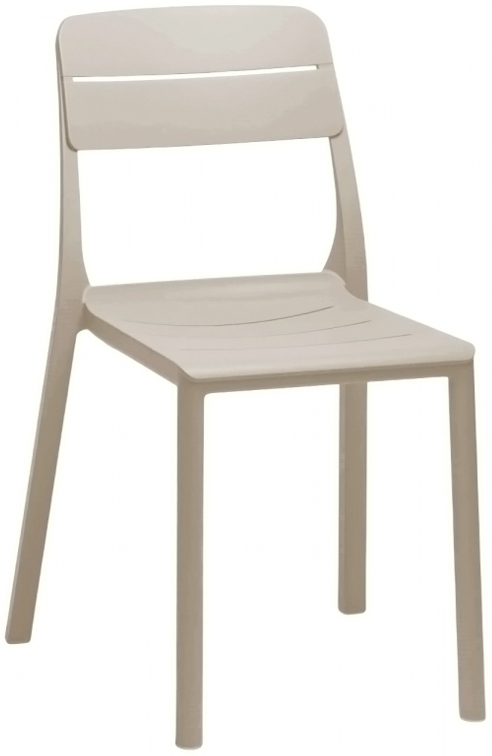 Стул пластиковый Nardi Cassia Bistrot, бежевый