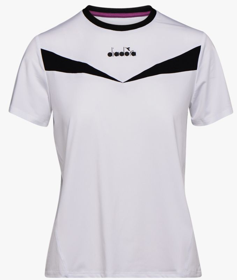 Женская теннисная футболка Diadora L. SS T-Shirt - белый