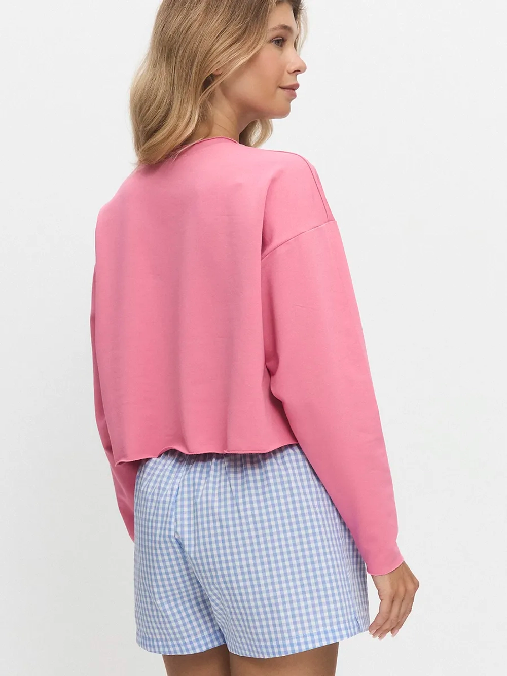 Лонгслив укороченный