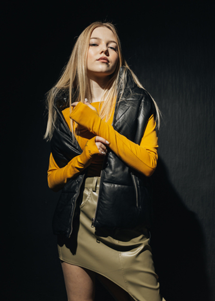 Боди Baggy, горчичный