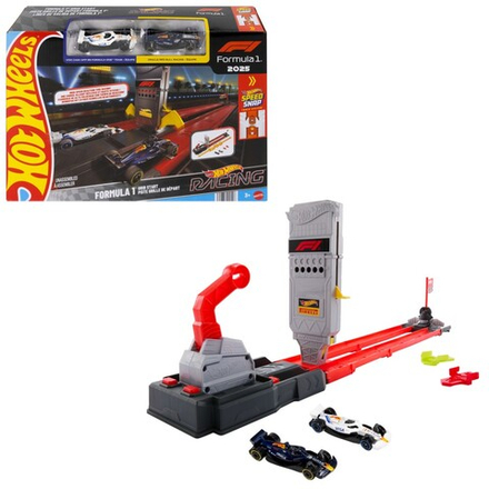 Mattel JNN35 — Трасса Hot Wheels «Формула 1: Быстрая гонка» с 2 машинками JNN35