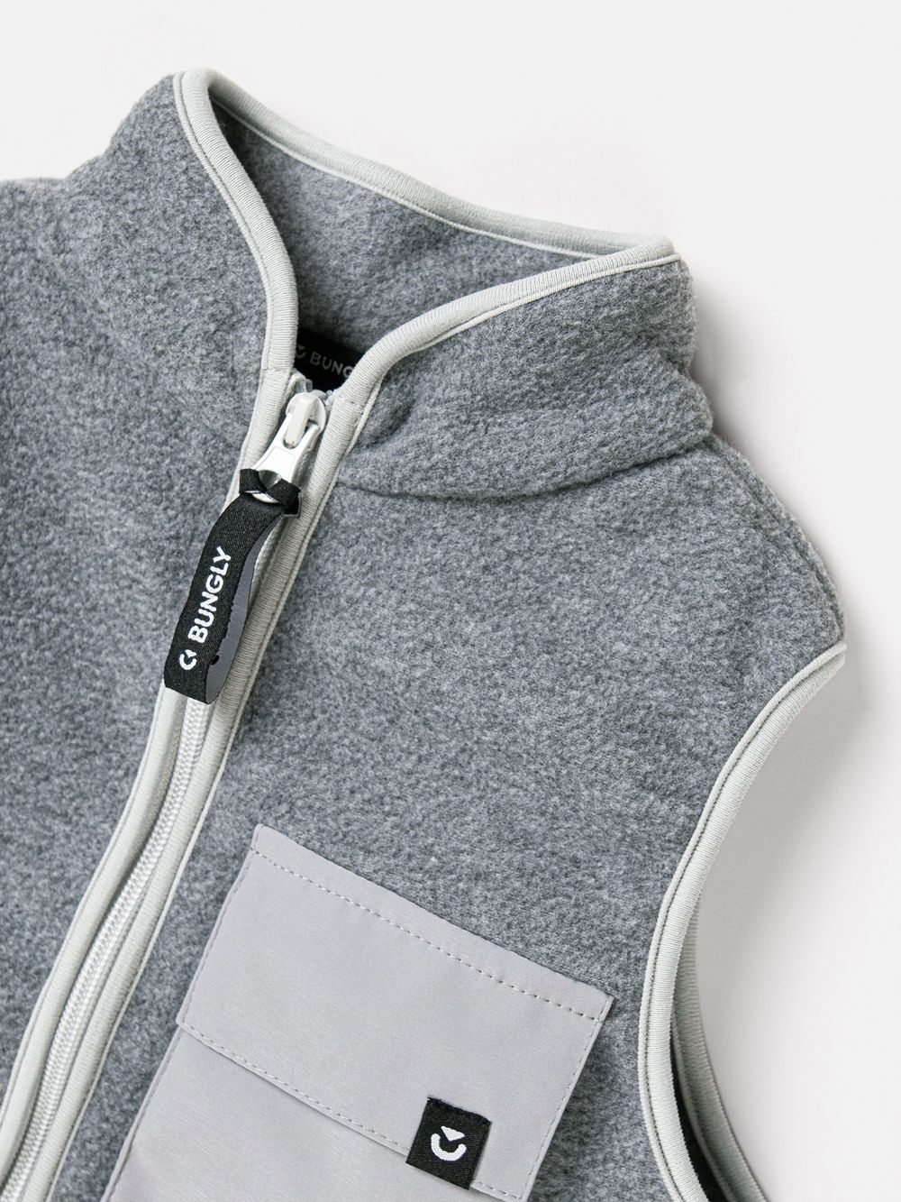 Жилет флисовый "Серый меланж"