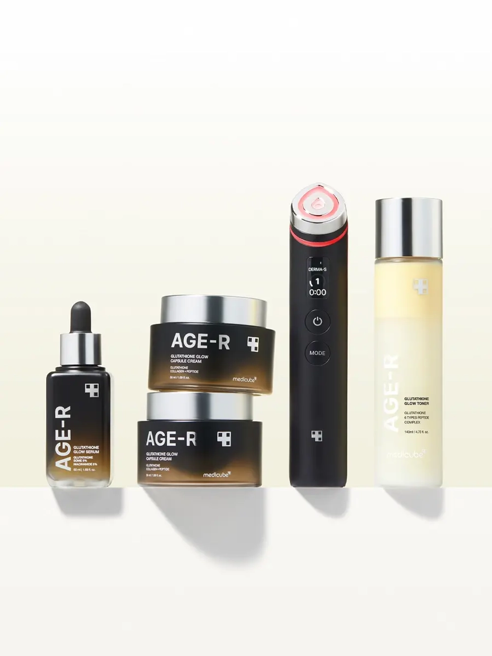 Medicube Укрепляющий тонер с глутатионом и пептидами для ровного тона и сияния кожи AGE-R Glutathione Glow Toner 140 мл