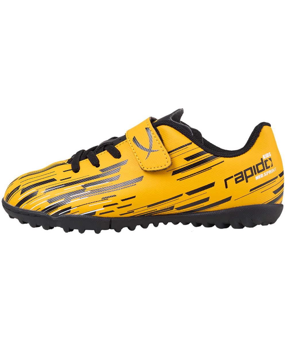 Бутсы многошиповые Rapido TF Yellow/black, детский