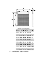Решетка вентиляционая вытяжная АБС 250*250 (2525РЦ)