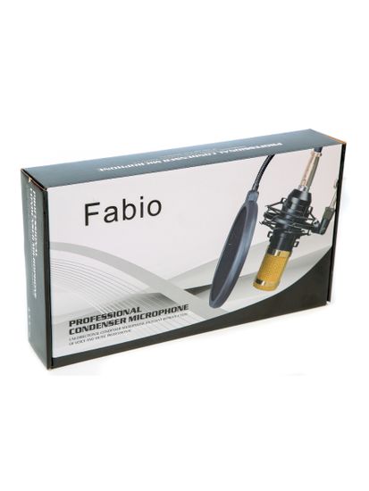 Микрофон студийный Fabio (золотой)