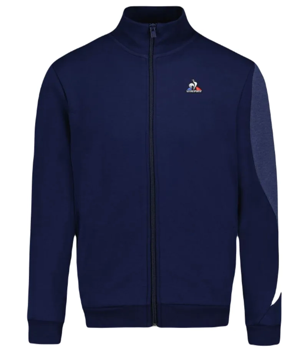 Куртка теннисная Le Coq Sportif SAISON 1 Full Zip Sweat N°1 SS23 - bleu nuit