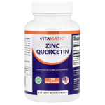 Vitamatic, цинк кверцетин, 120 растительных капсул