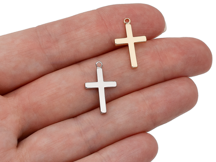 Подвеска Крестик, 18,5мм