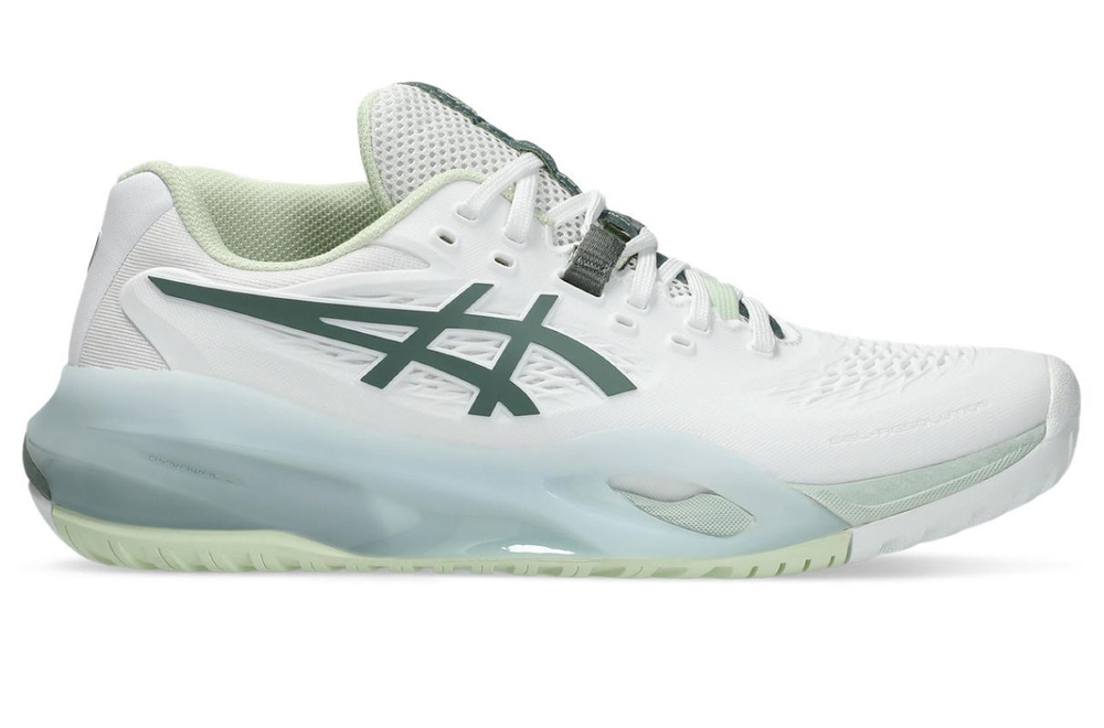 Женские теннисные кроссовки Asics Gel-Resolution X - white/monument blue