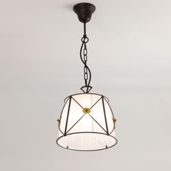 Citilux Дрезден CL409212 Подвесной светильник с белым абажуром