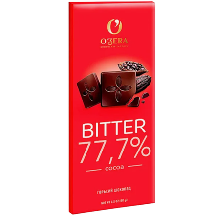 Шоколад Ozera Bitter 77.7% горький 90 гр