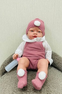 УЦЕНКА Кукла Manolo Dolls мягконабивная Joana 47см в пакете (1182)